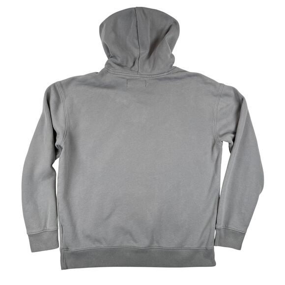 Abercrombie & Fitch Embroidered Brand Hoodie Sweatshirt Men's L Gray A&F - Picture 2 of 10